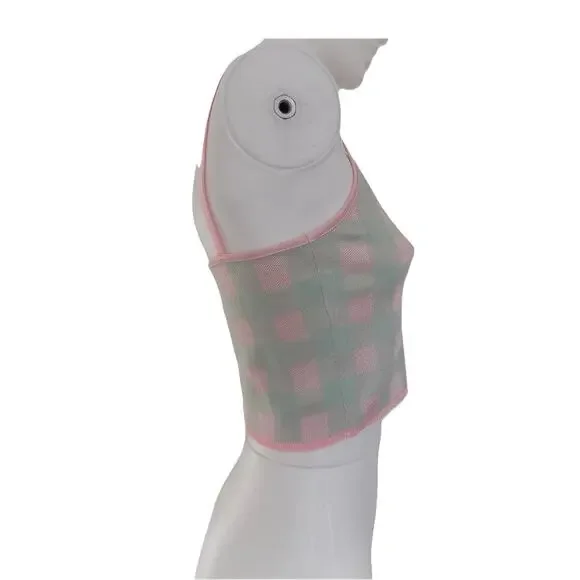 Zara cropped camisole cami tank knit top size Medium - Picture 4 of 8